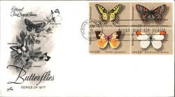 Butterflies Series of 1977 Block of Stamps Butterflies Series of 1977 Block of Stamps