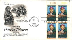 Honoring Harriet Tubman 1821-1913 - Black Heritage USA Series Block of Stamps Honoring Harriet Tubman 1821-1913 - Black Heritage USA Series Block of Stamps