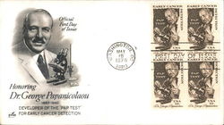 Honoring Dr. George Papanicolaou 1883-1962 Block of Stamps Honoring Dr. George Papanicolaou 1883-1962 Block of Stamps