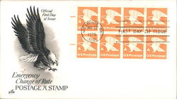 Emergency Change of Rate Postage 'A' Stamp Block of Stamps Emergency Change of Rate Postage 'A' Stamp Block of Stamps