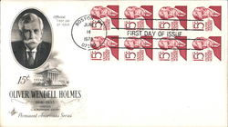 15¢ Oliver Wendell Holmes 1841-1935 - Prominent Americans Series Block of Stamps 15¢ Oliver Wendell Holmes 1841-1935 - Prominent Americans Series Block of Stamps