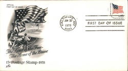 The Land of the Free - The Home of the Brave 15¢ Postage Stamp 1978 The Land of the Free - The Home of the Brave 15¢ Postage Stamp 1978