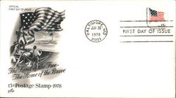 The Land of the Free - The Home of the Brave 15¢ Postage Stamp 1978 The Land of the Free - The Home of the Brave 15¢ Postage Stamp 1978