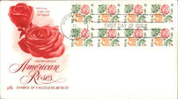 American Roses Block of Stamps American Roses Block of Stamps