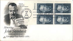 Honoring John Steinbeck - American Novelist - Literary Arts Series 1979 Block of Stamps Honoring John Steinbeck - American Novelist - Literary Arts Series 1979 Block of Stamps
