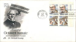 Honoring Octave Chanute Block of Stamps Honoring Octave Chanute Block of Stamps