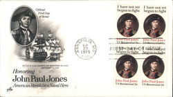 Honoring John Paul Jones - American Revolution Naval Hero Block of Stamps Honoring John Paul Jones - American Revolution Naval Hero Block of Stamps