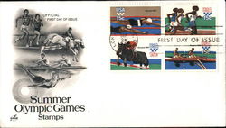 Summer Olympic Games Stamps Block of Stamps Summer Olympic Games Stamps Block of Stamps