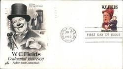W.C. Fields Centennial 1880-1980 - Actor and Comedian First Day Cover