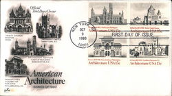 American Architecture Series of 1980 Block of Stamps American Architecture Series of 1980 Block of Stamps