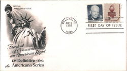 Freedom of Conscience an American Right 12¢ Definitive - 1981 Americana Series Freedom of Conscience an American Right 12¢ Definitive - 1981 Americana Series