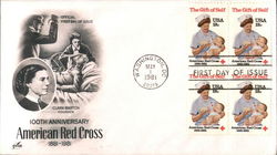 100th Anniversary American Red Cross 1881-1981 Block of Stamps 100th Anniversary American Red Cross 1881-1981 Block of Stamps
