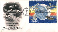 United States Space Accomplishments - Benefiting Mankind Block of Stamps United States Space Accomplishments - Benefiting Mankind Block of Stamps