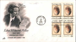 Edna St. Vincent Millay Block of Stamps Edna St. Vincent Millay Block of Stamps