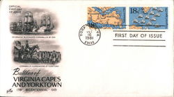 Battles of Virginia Capes and Yorktown First Day Cover