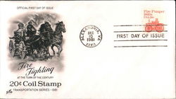 Fire Fighting 20¢ Coil Stamp - Transportation Series 1981 Fire Fighting 20¢ Coil Stamp - Transportation Series 1981