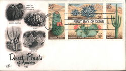 Desert Plants of America 1981 Block of Stamps Desert Plants of America 1981 Block of Stamps