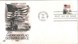 20¢ American Flag Definitive Issue 1981 20¢ American Flag Definitive Issue 1981