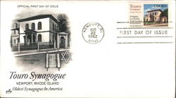 Touro Synagogue Newport, Rhode Island Oldest Synagogue in America First Day Covers First Day Cover First Day Cover First Day Cover