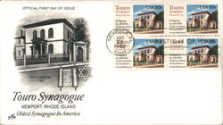 Touro Synagogue Block of Stamps Touro Synagogue Block of Stamps
