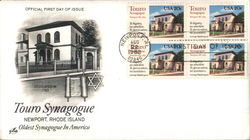 Touro Synagogue Block of Stamps First Day Covers First Day Cover First Day Cover First Day Cover