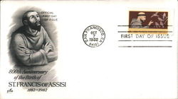 800th Anniversary of the Birth of St. Francis of Assisi 1182-1982 First Day Covers First Day Cover First Day Cover First Day Cover