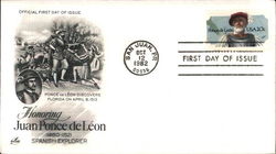 Honoring Juan Ponce de Léon 1460-1521 - Spanish Explorer First Day Covers First Day Cover First Day Cover First Day Cover