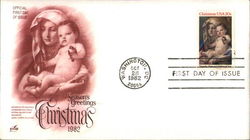 Season’s Greetings Christmas 1982 First Day Covers First Day Cover First Day Cover First Day Cover