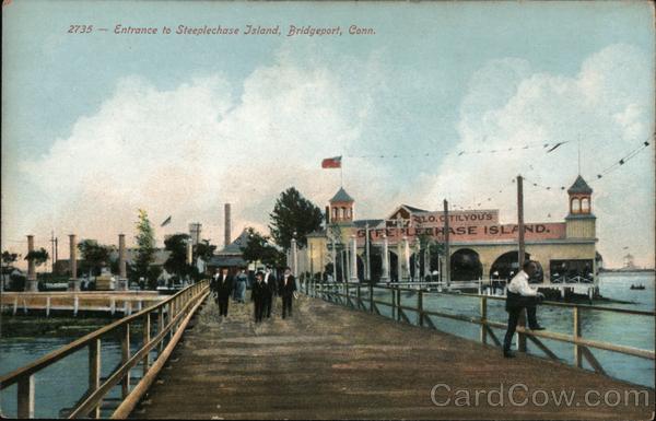 Entrance to Steeplechase Island Bridgeport Connecticut