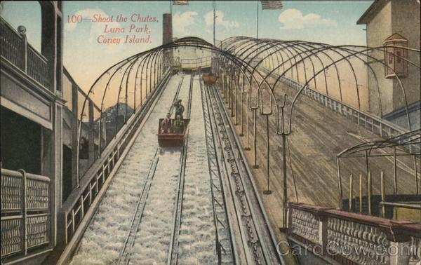 Shoot the Chutes, Luna Park Coney Island New York