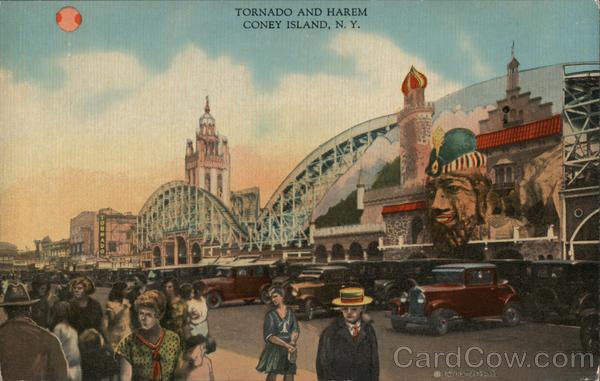 Tornado and Harem, Coney Island Brooklyn New York