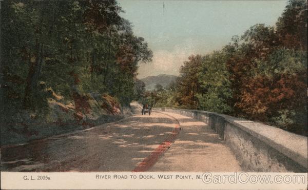 River Road to Dock West Point New York