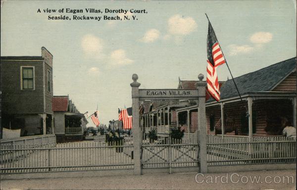A View of Eagan Villas, Dorothy Court, Seaside Rockaway Beach New York