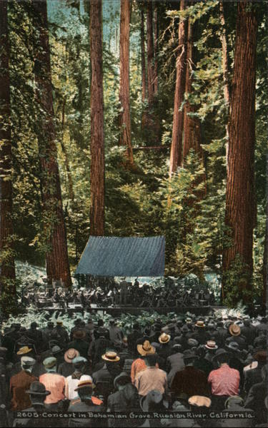 Concert in Bohemian Grove Monte Rio California