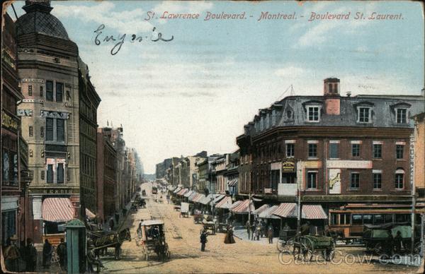 St. Lawrence Boulevard Montreal PQ Canada Quebec