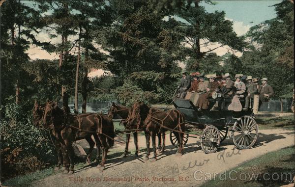 Tally Ho in Beaconhill Park Victoria BC Canada British Columbia