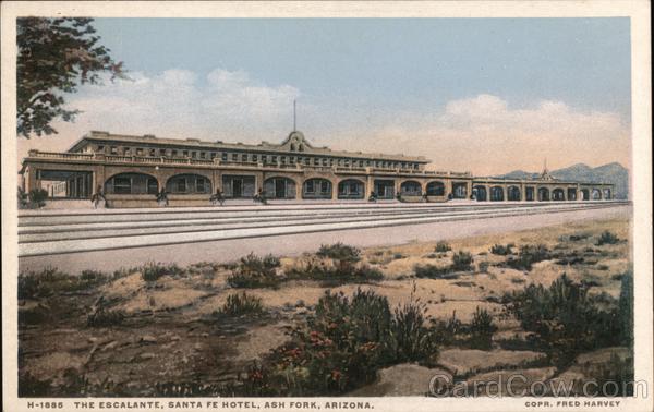 The Escalante, Santa Fe Hotel Ash Fork Arizona Fred Harvey