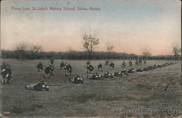 Firing Line, St. John's Military School Salina Kansas