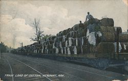 Train Load of Cotton Newport, AR Postcard Postcard Postcard