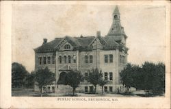 Public School Brunswick, MO Postcard Postcard Postcard