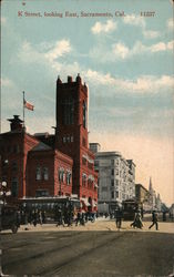 K Street, looking East Postcard