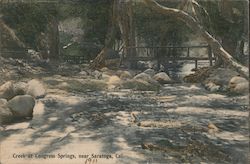 Creek at Congress Springs Postcard