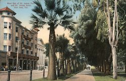 West End of St. James Park and St. James Hotel Postcard