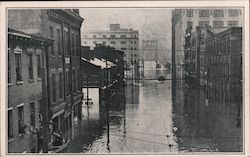 Flood 1936 - Sandusky Street Postcard