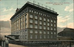 Pittsburg and IE RR Station Postcard