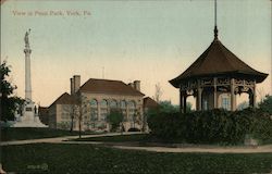 View in Penn Park York, PA Postcard Postcard Postcard