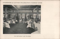 Strawbridge & Clothier, The Restaurant and Tea Room Philadelphia, PA Postcard Postcard Postcard