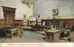 Supreme Court Room at City Hall Postcard