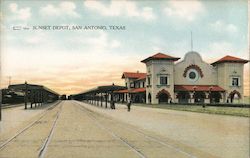 Sunset Depot Postcard