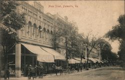 Main Street Farmville, VA Postcard Postcard Postcard